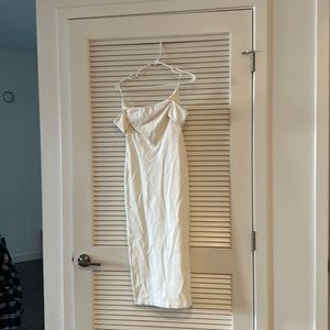 Zara white off shoulder dress
